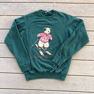 Vintage Ralph Lauren polo bear sweatshirt